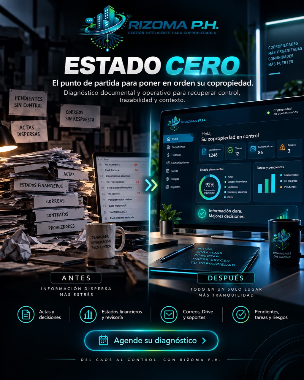 Estado Cero transforma información dispersa en una operación organizada